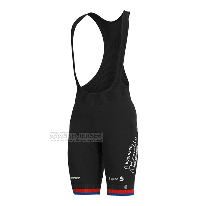 2022 Cycling Jersey Slovenia Champion Bahrain Victorious White Red Short Sleeve and Bib Short